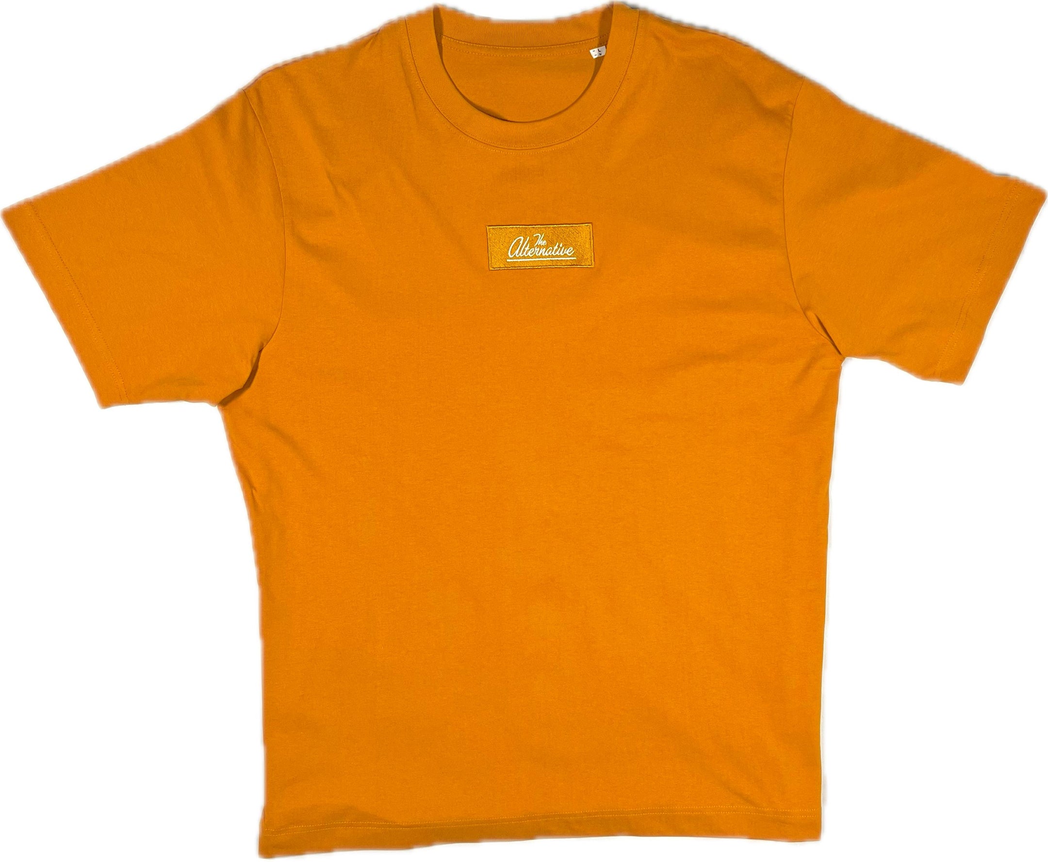 The Alternative Box Logo T-Shirt T Shirt The Alternative Store Small Orange 