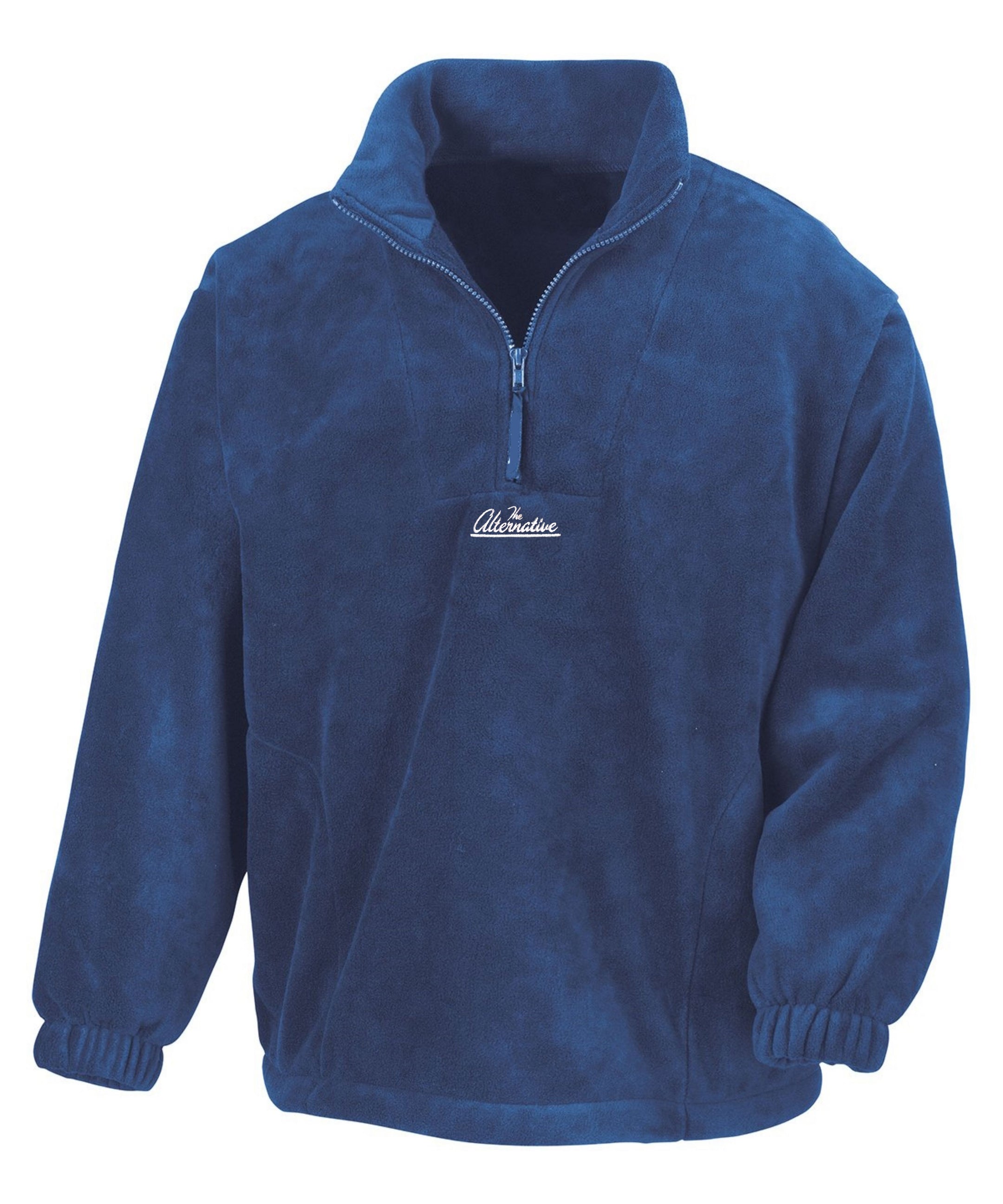 The Alternative 1/4 Zip Fleece Sweatshirts TheAlternativeStore XS Royal Blue 